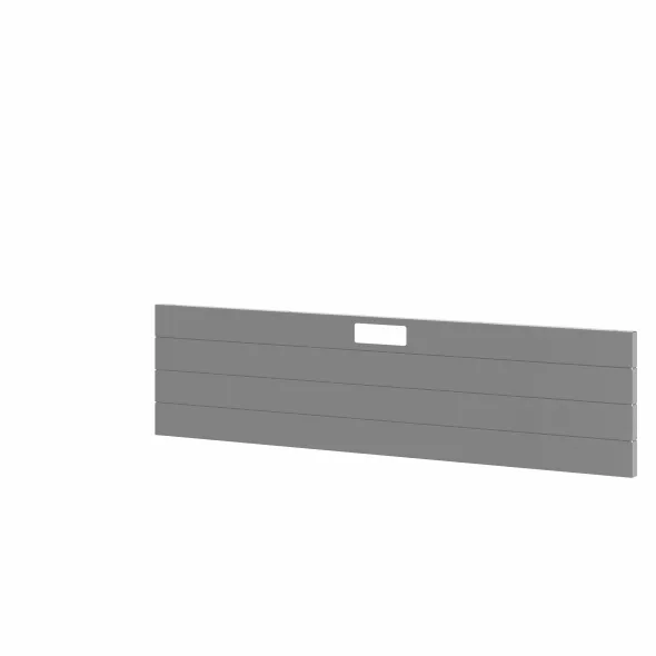 Voile de fond pour bureau droit Arial - l. 140 cm