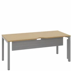 Voile de fond pour bureau droit Arial - l. 180 cm