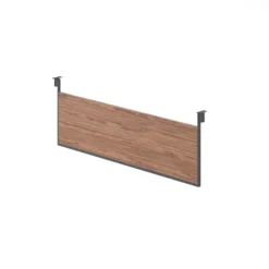 Voile de fond pour bureau X-Time Wood l. 160 cm - placage bois