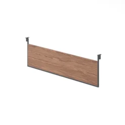 Voile de fond pour bureau X-Time Wood l. 180 cm - placage bois