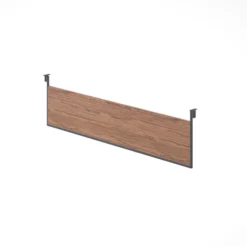 Voile de fond pour bureau X-Time Wood l. 200 cm - placage bois